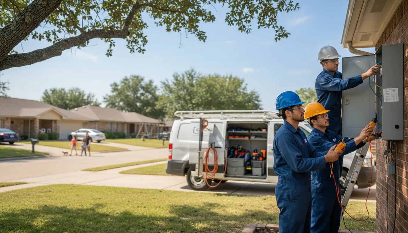 Certified electrician providing emergency electrical services in Wauregan, CT